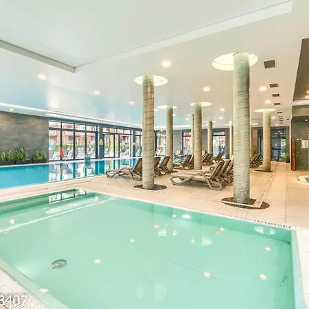 Apartmán Apartamenty Polanki Park Aquarose Kolobrzeg- Basen,Sauna,Silownia,Place Zabaw Dla Dzieci - Inclusive , Restauracja, Garaz *